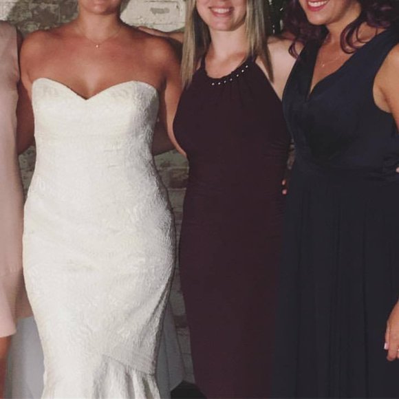 Vera Wang Navy Dress - Picture 7 of 7